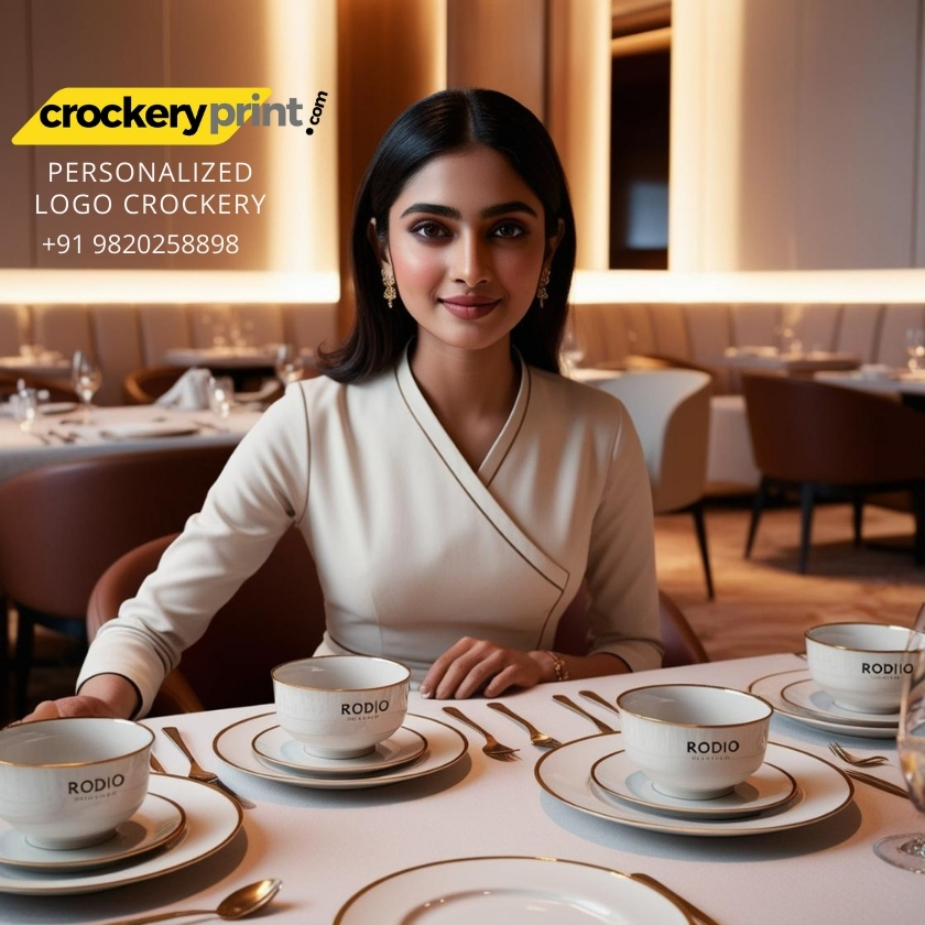 Order Custom Logo Printed Crockery Sets Online | CrockeryPrint for Business Branding