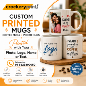 Custom Printed Mugs | Coffee Mugs | Photo Mug Printing Service from CrockeryPrint.com