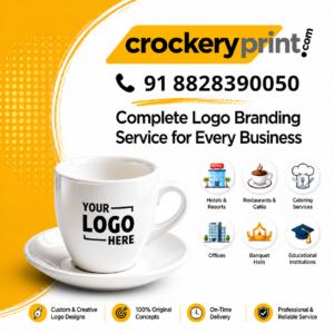 Complete Logo Branding Service on Crockery for Every Business