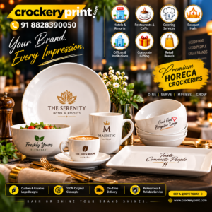 Custom HORECA Crockery with your Logo Branding